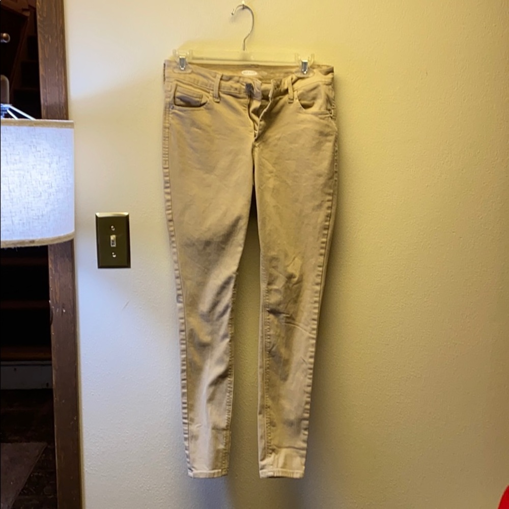 Stretchy skinny khakis